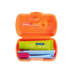 Curaprox Travel Set Orange Toothbrush-Toothpaste