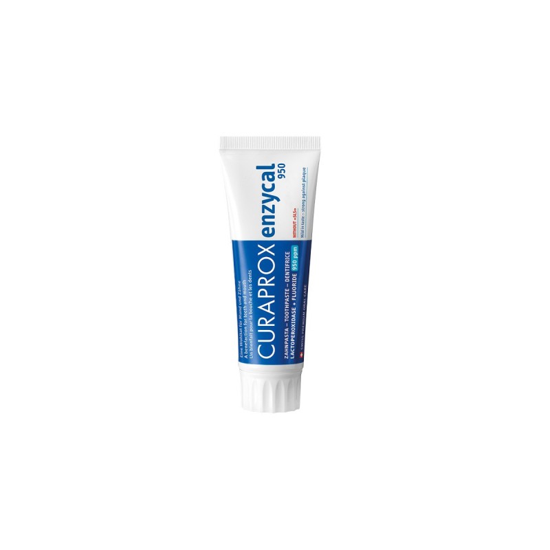 Curaprox Enzycal 950 Toothpaste with Fluoride 75ml