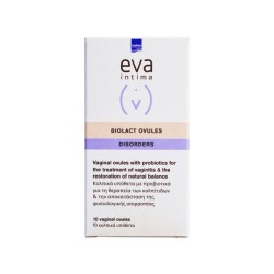 Eva Biolact Ovules 10 Vaginal Suppositories