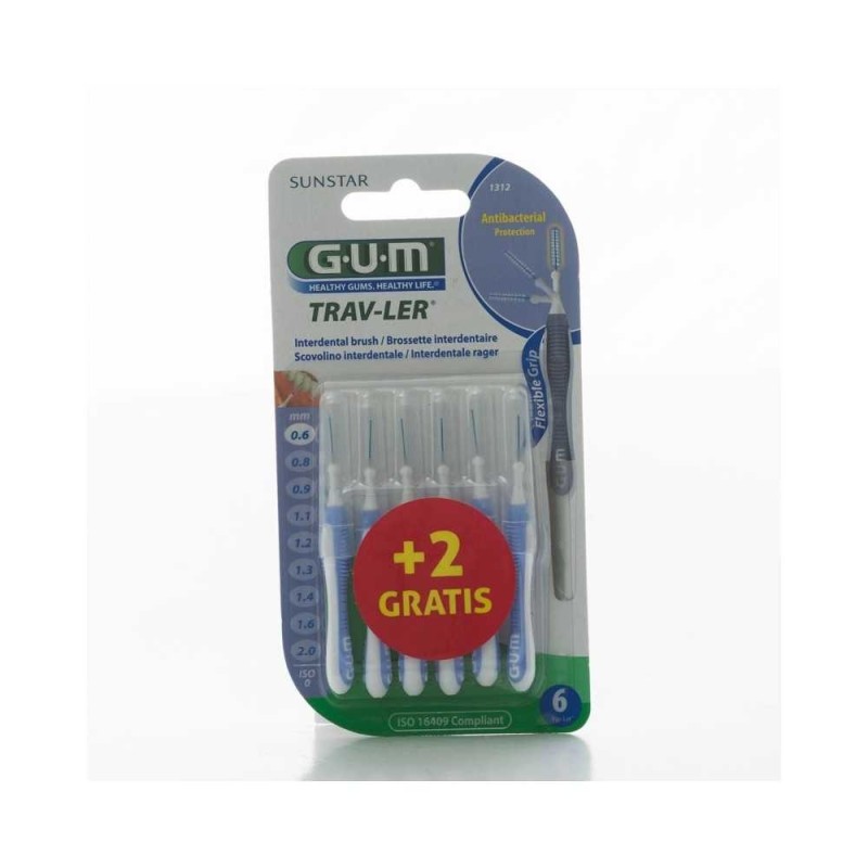 Gum Proxabrush Trav-ler 0.6 Purple