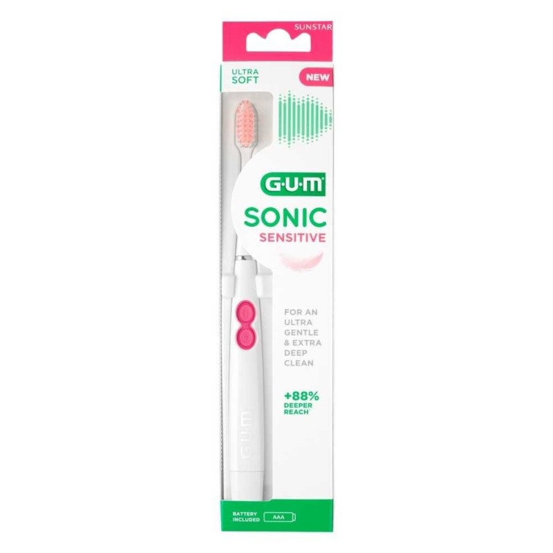 Gum Toothbrush Sonic Sensitive Battery