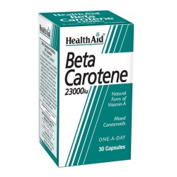 Health Aid Beta Carotene 23,000IU Caps 30