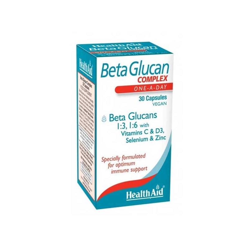 Health Aid Beta-Glucan Complex Caps30