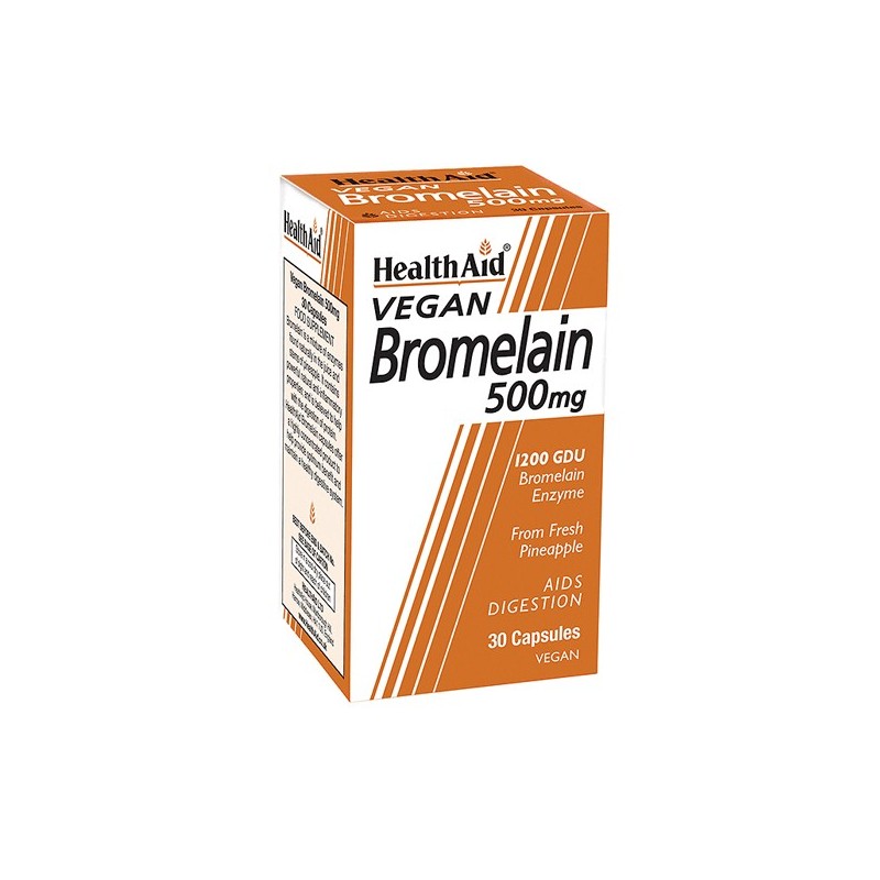Health Aid Bromelain 500mg 30 Caps