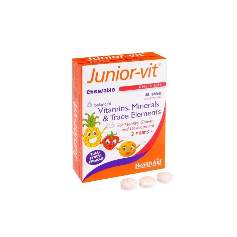 Health Aid Junior Vit Chewable Tabs 30