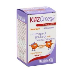 Health Aid Kidzomega Chewable Caps 60