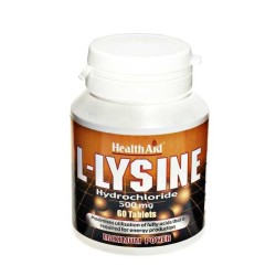 Health Aid L-Lysine 500mg Tbs (60)'' S