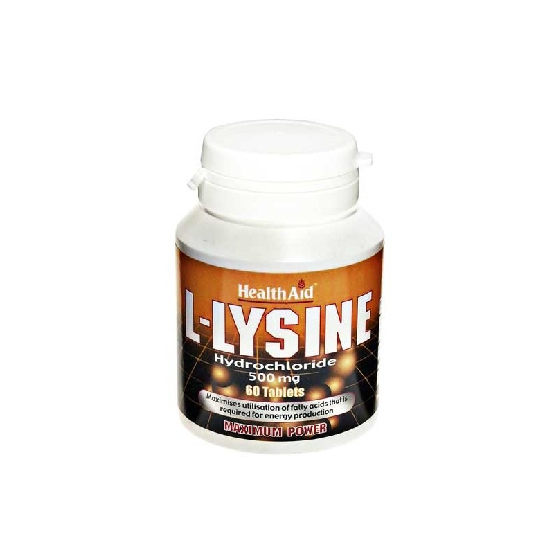 Health Aid L-Lysine 500mg Tbs (60)'' S