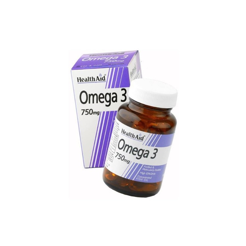Health Aid Omega 3 750mg Caps 30