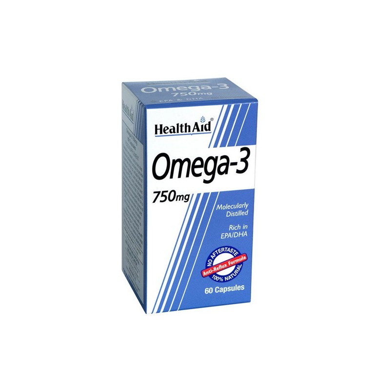 Health Aid Omega 3 750mg Caps 60