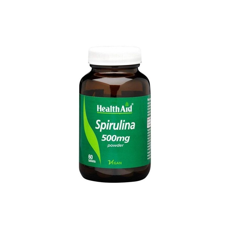 Health Aid Spirulina 500mg Tabs 60