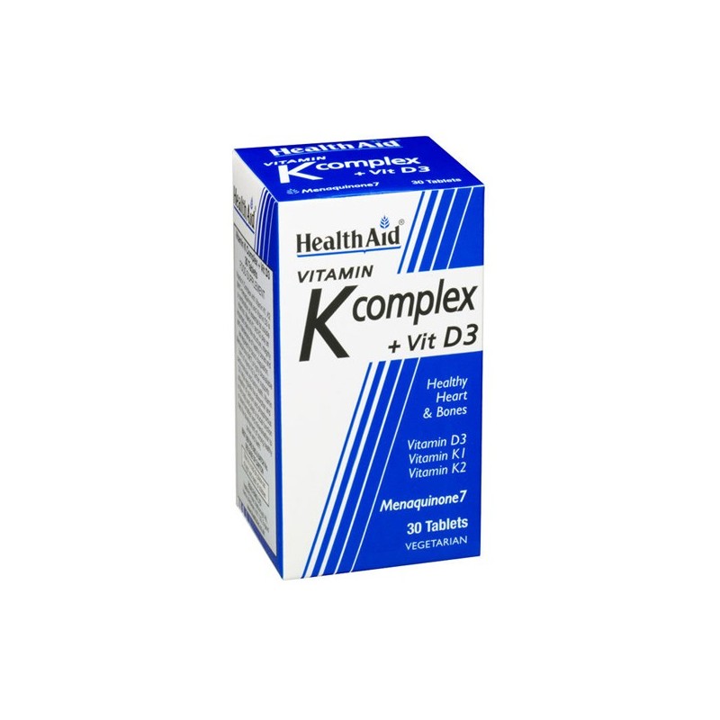 Health Aid Vit K Complex & D3 Tabs 30