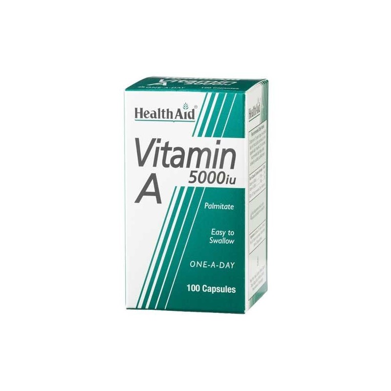 Health Aid Vitamin A 5000IU Caps 100