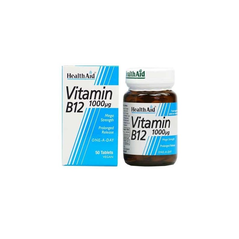 Health Aid Vitam. B12 1000mcg caps 50