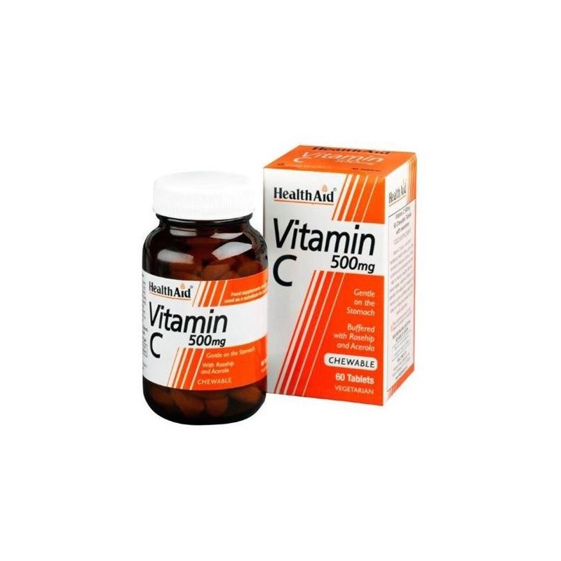 Health Aid Vitamin C 500mg Chew. 60