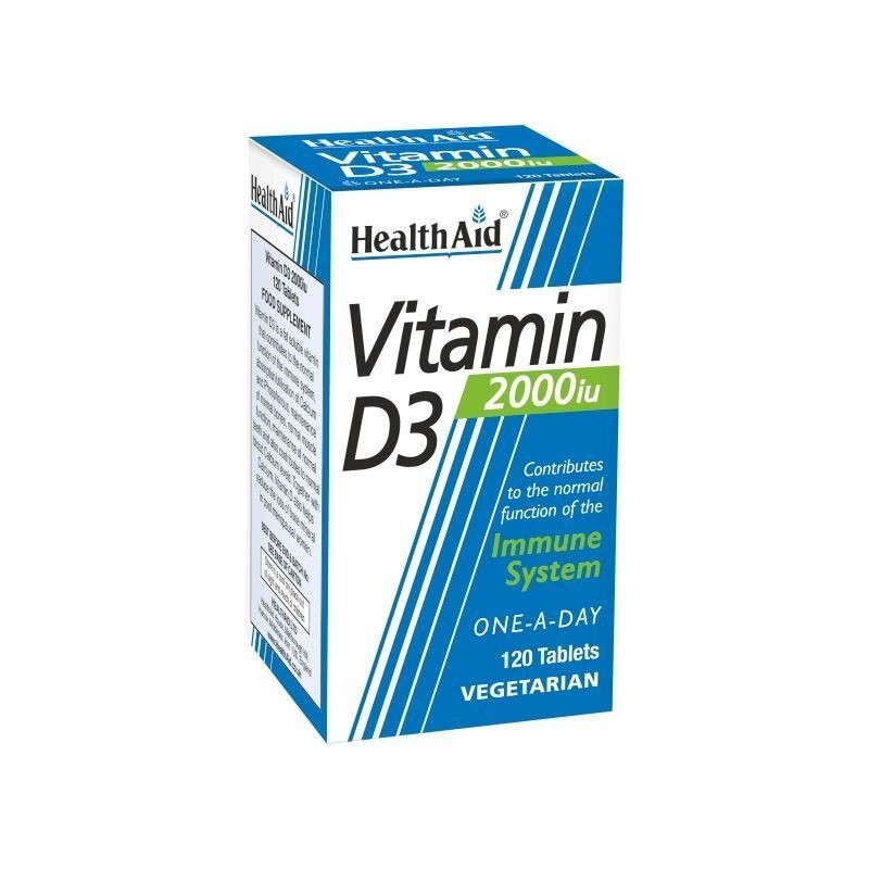 Health Aid Vitamin D3 2000iu 120 Tabs