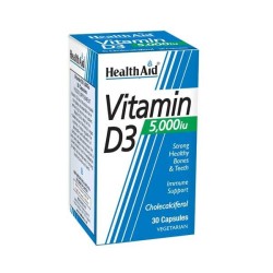 Health Aid Vitamin D3 5,000IU Caps 30