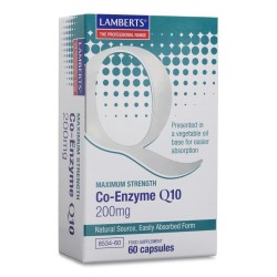 Lamberts Co-Enzyme Q10 200mg 60 Caps