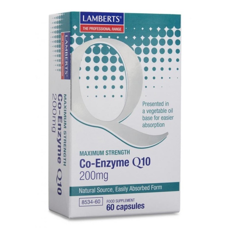 Lamberts Co-Enzyme Q10 200mg 60 Caps