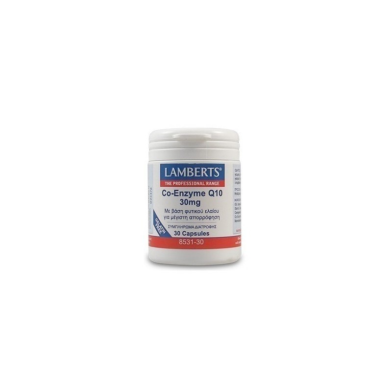 Lamberts Co-Enzyme Q10 30mg 30 caps