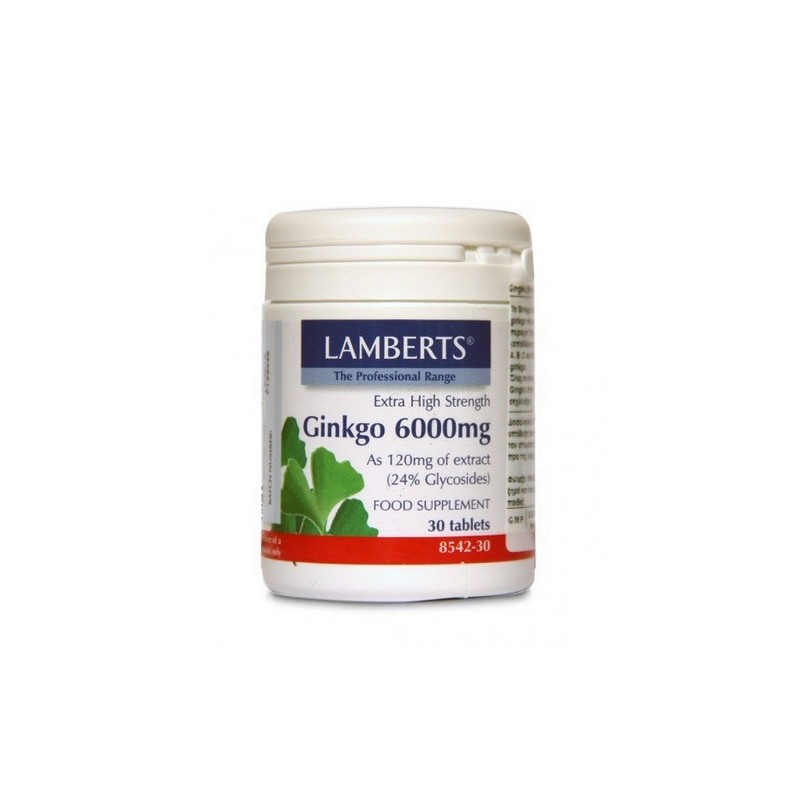 Lamberts Ginkgo 6000mg 30 tabs