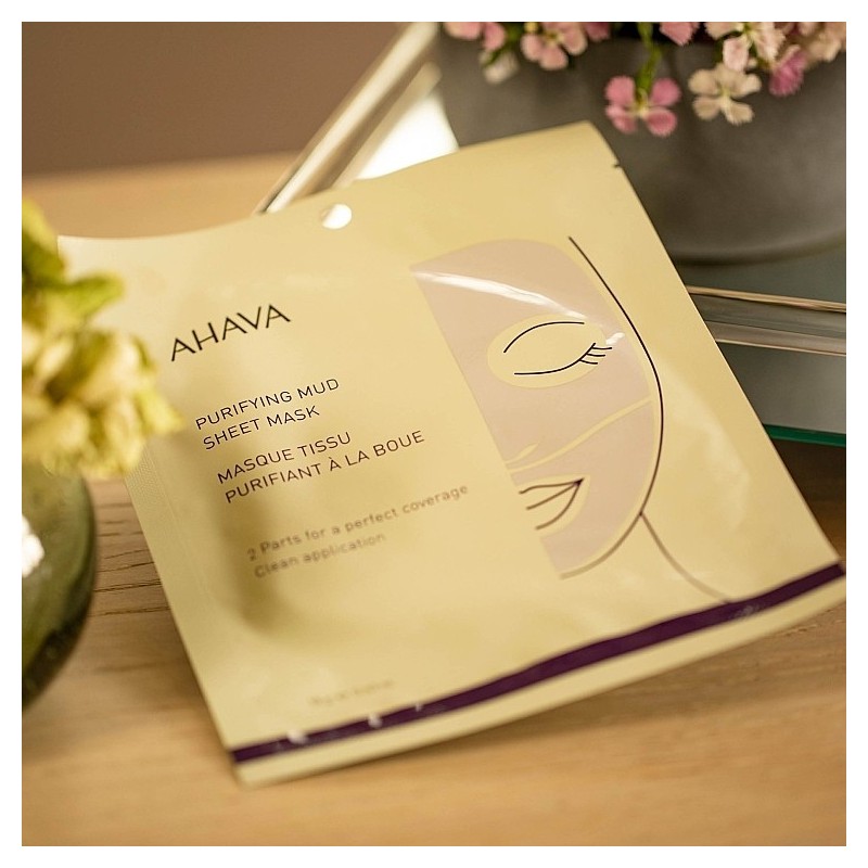 AHAVA PURIFYING MUD SHEET MASK SINGLE