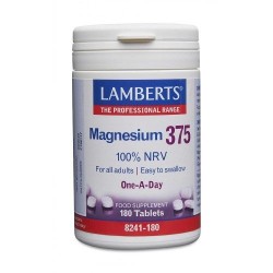 Lamberts Magnesium 375mg 180 Tabs
