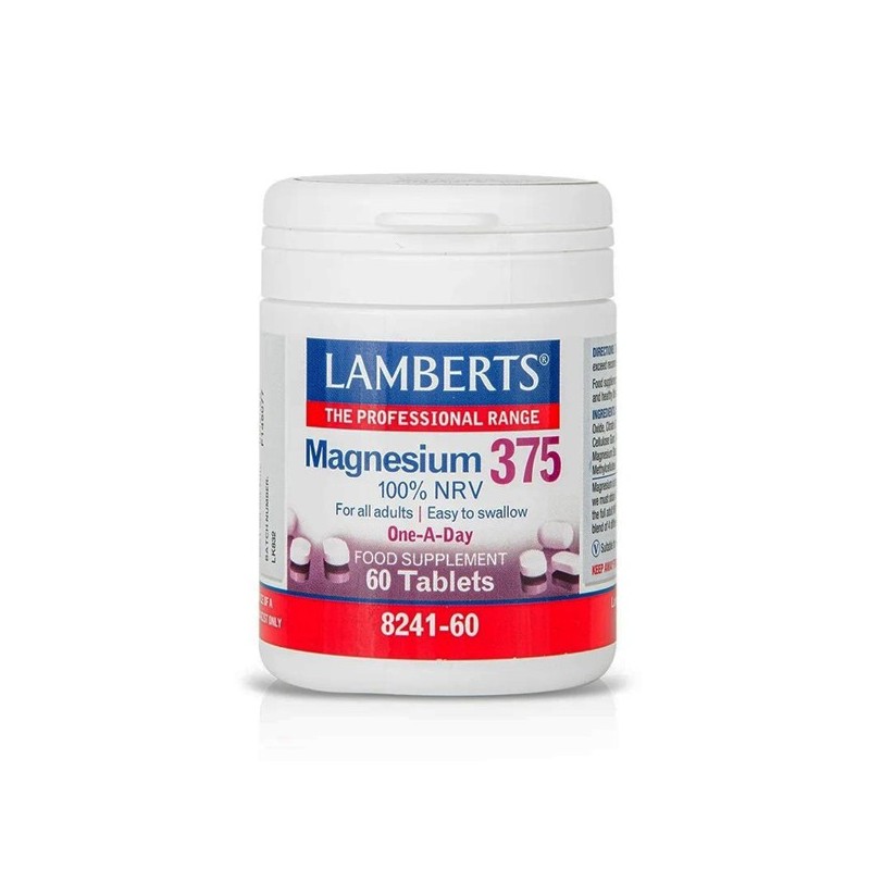 Lamberts Magnesium 375mg 60 Tabs