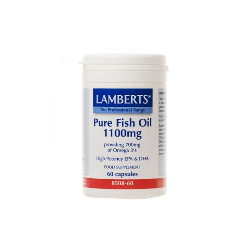 Lamberts Pure Fish Oil 1100mg 60 Caps