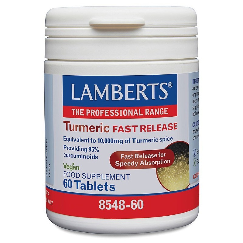 Lamberts Turmeric Fast Release 10,00mg 60 Tabs