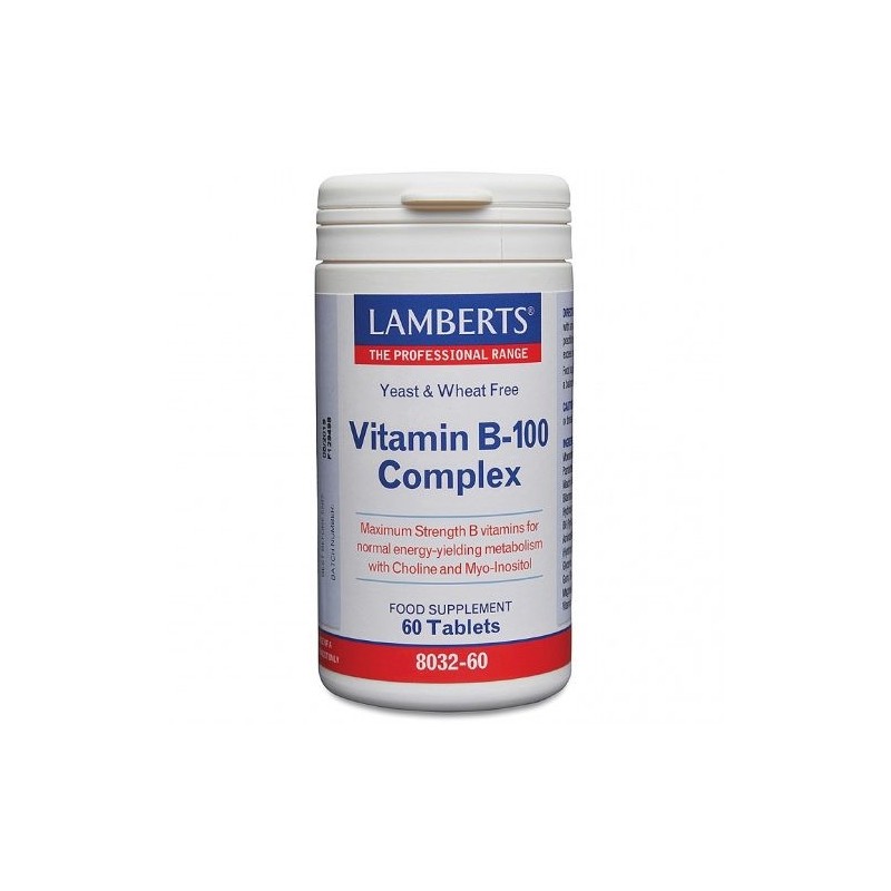 Lamberts Vitamin B-100 Complex 60 tabs