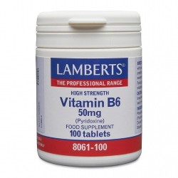 Lamberts Vitamin B6 50mg 100 Tabs
