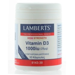 Lamberts Vitamin D3 1000iu 25mg 30 tabs