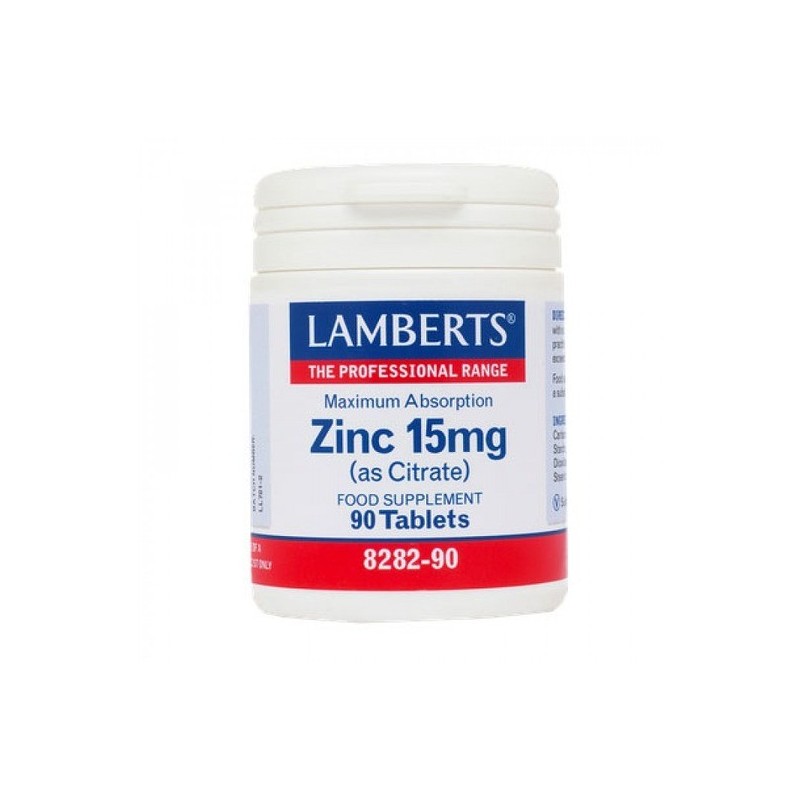 Lamberts Zinc 15mg 90 Tabs