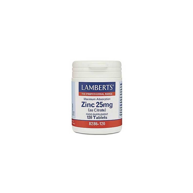 Lamberts Zinc Citrate 25mg 120 Tabs