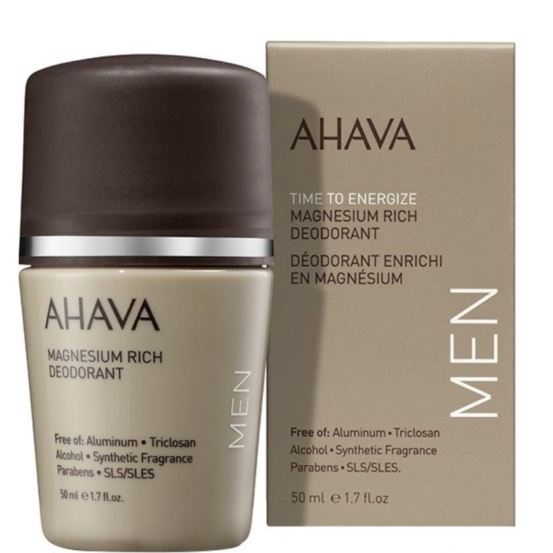 AHAVA MAGNESIUM RICH DEODORANT 50ML MEN