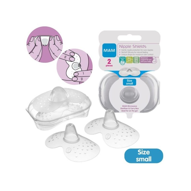 Mam Nipple Shield Size Small (2pcs) 776230
