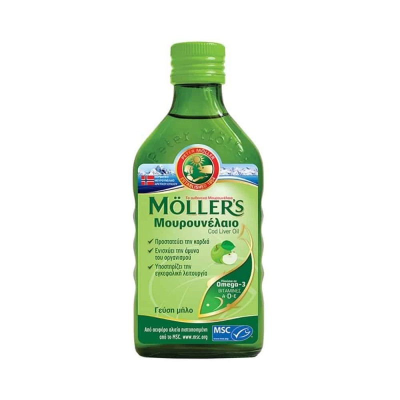 Moller's Cod Liver Oil Apple 250ml