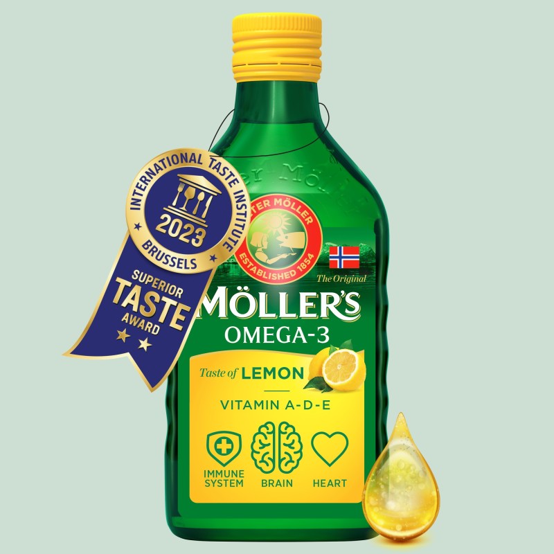 Moller's Cod Liver Oil Lemon 250ml