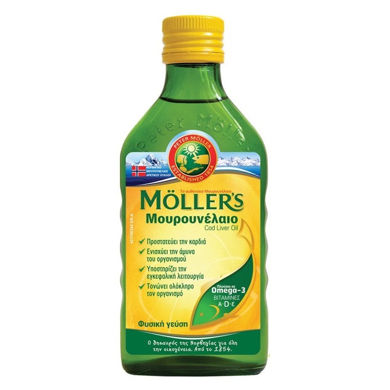 Moller's Cod Liver Oil Natural 250ml