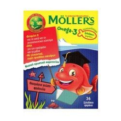 Moller's Strawberry Gel Omega 3 Gums