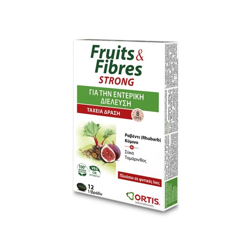 Ortis Fruit&Fibres Strong Forte 12 Tabs