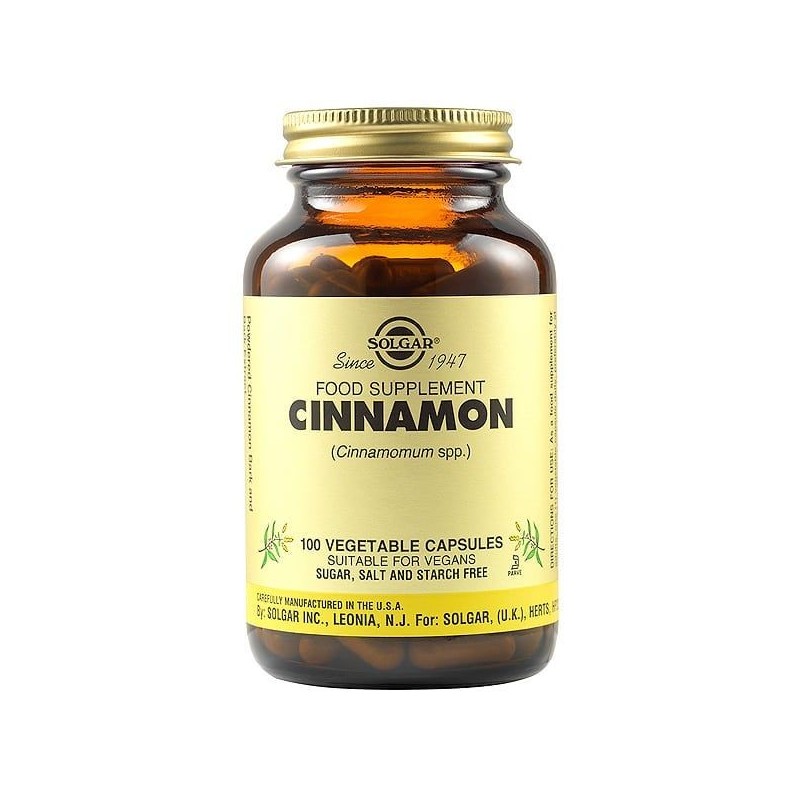 Solgar Cinnamon 500mg 100 Caps
