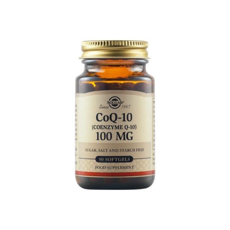 Solgar CoQ-10 100mg 30 Softgels