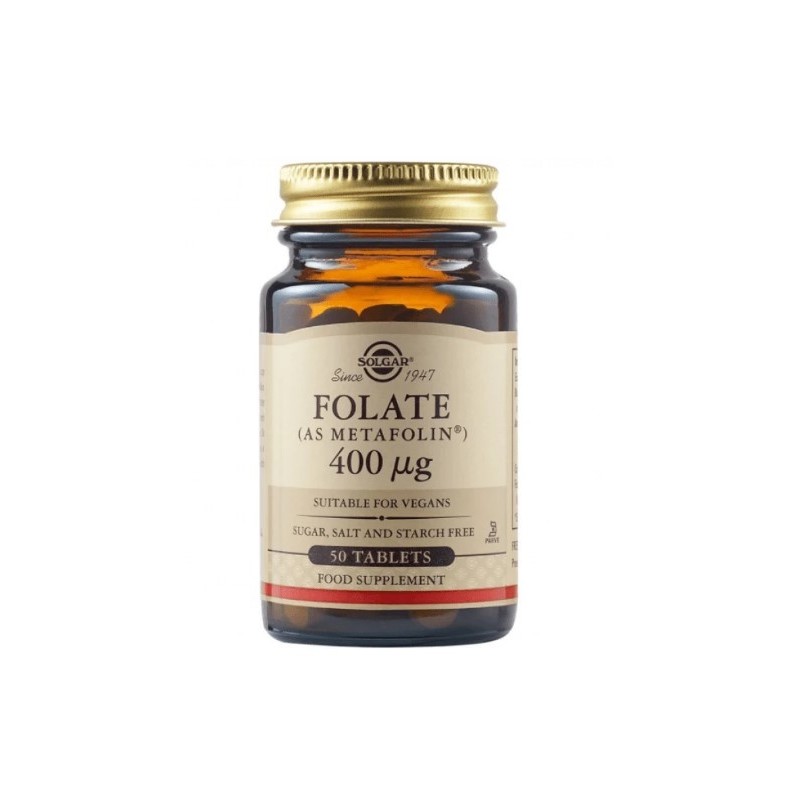 Solgar Folate 400mg 50tabs