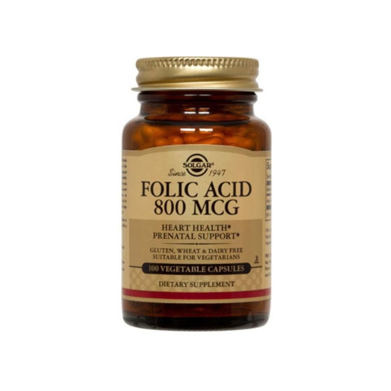 Solgar Folic Acid 800mg 100tabs
