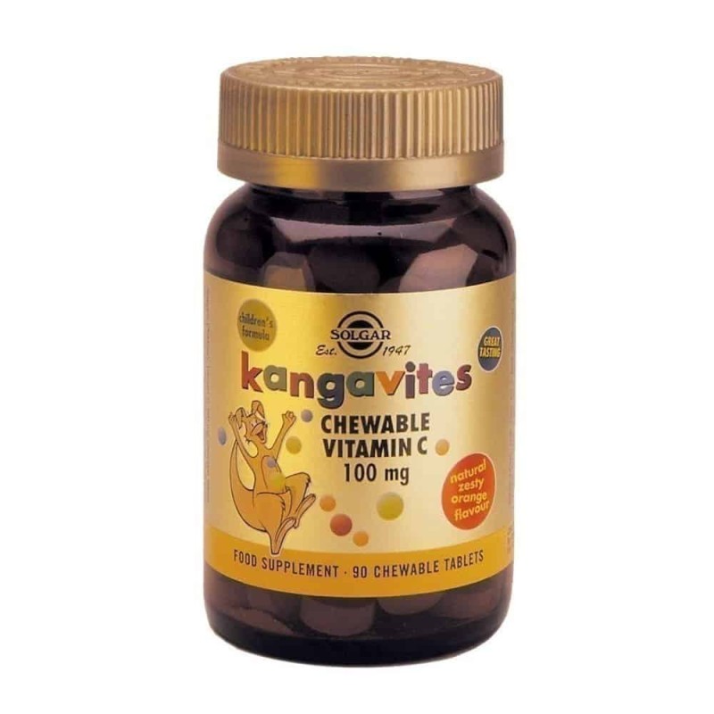 Solgar Kangavites Chewable Vitamin C 100mg 90