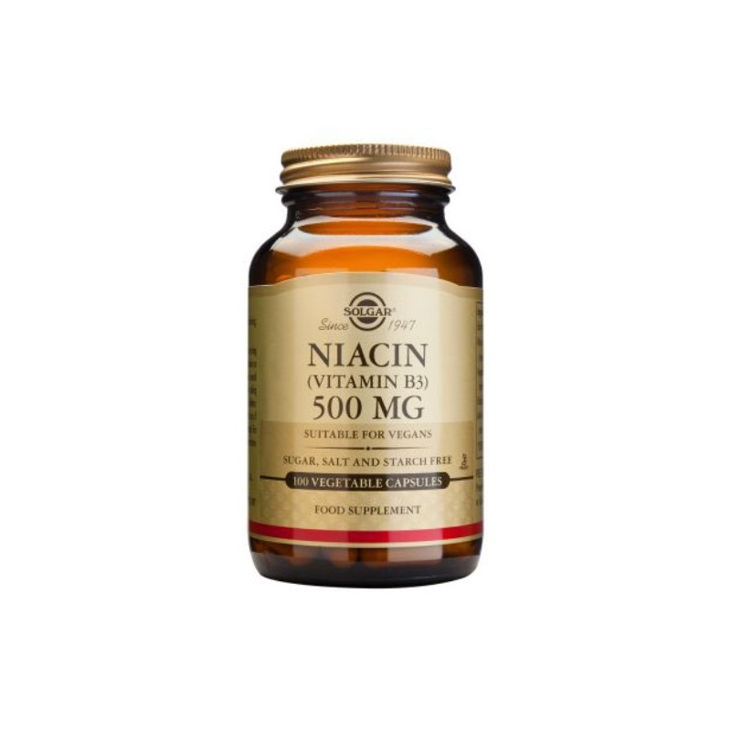 Solgar Niacin 500mg 100caps