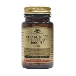 Solgar Vitamin D3 1000 Chewable Tablets