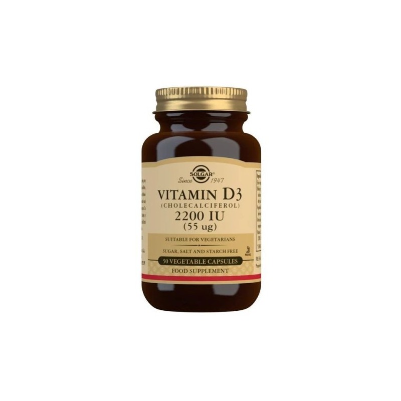 Solgar Vitamin D3 2200IU 50 caps